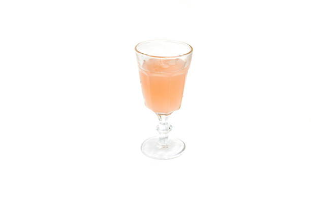 istock Fruit juice in a glass 2161912138