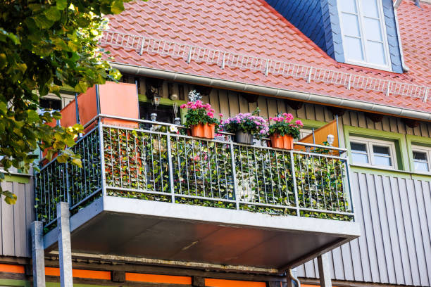 istock Balkony with Flowers 2161917212