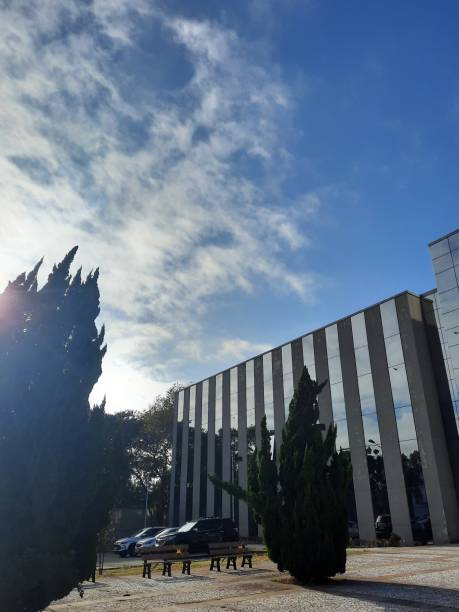 istock Corporate building and morning sky 2161917621