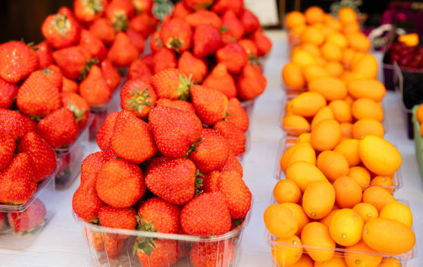Fruit at the market, Prague