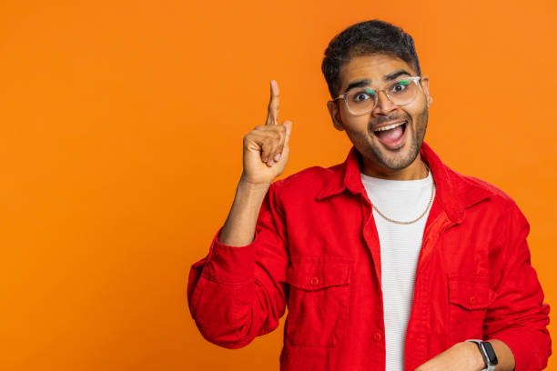 istock Inspired Indian man having good idea, plan, startup, showing inspiration motivation Eureka gesture 2161927387