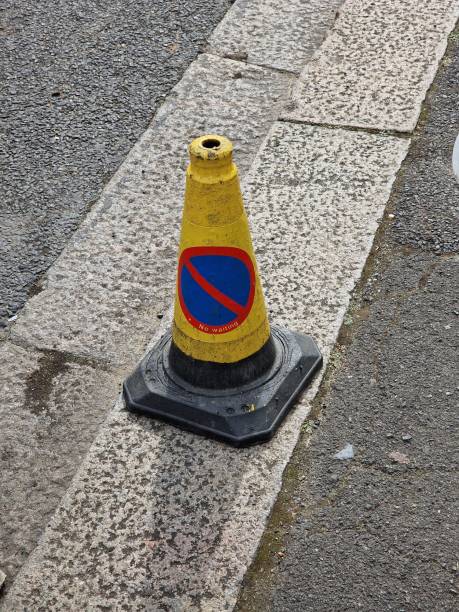 istock Road parking sign for resevation 2161934390