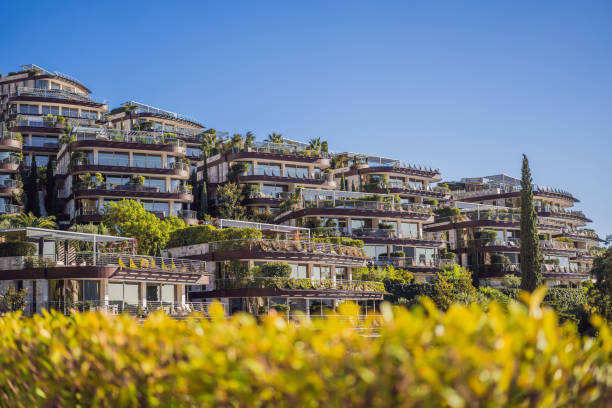 istock Budva, Montenegro - September 25, 2021. Dukley Gardens apartment complex in Budva, Montenegro 2161935194