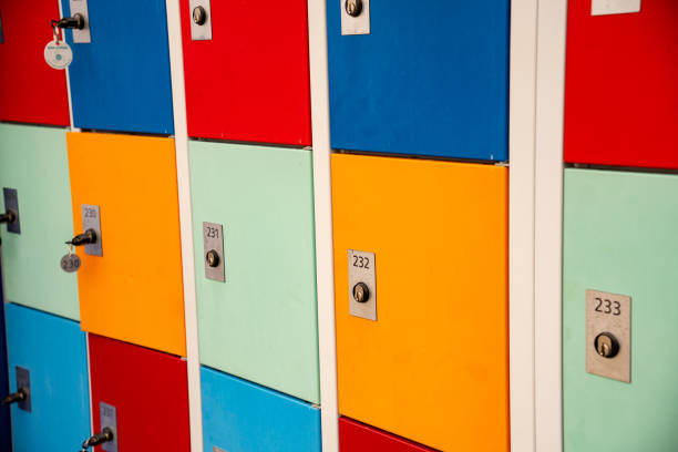 Colorful lockers