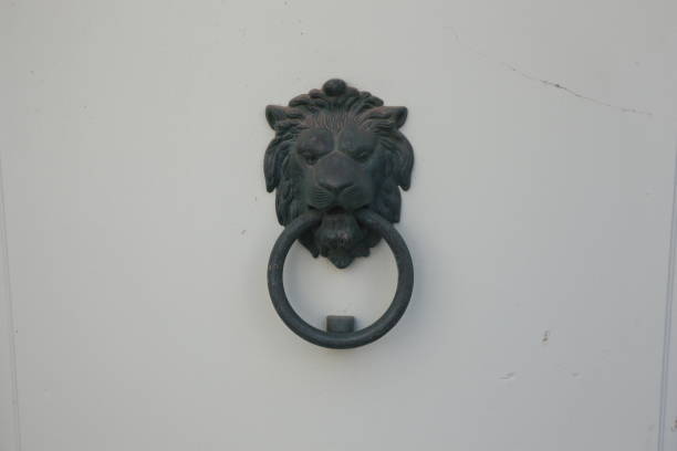 istock Lion door knob 2161950084