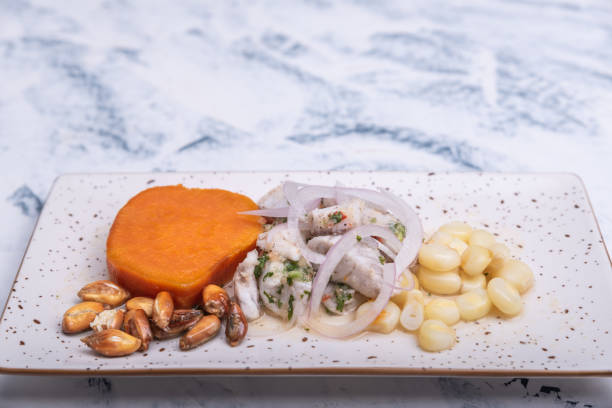 istock Representative dish of Peruvian gastronomy called Ceviche. 2161950477