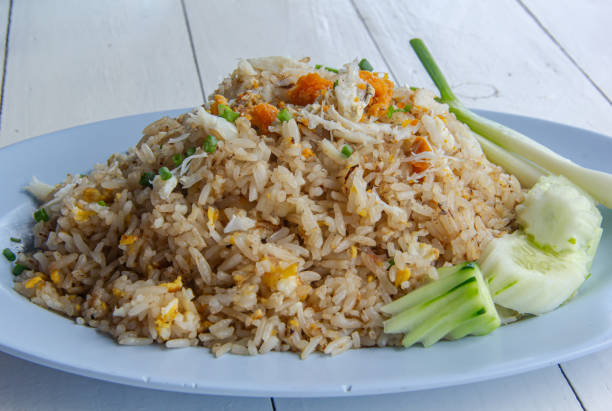 istock Thai cuisine ,fried rice with crab 2161951730