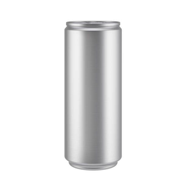 istock Aluminum can mockup 250ml isolated on white backgound 2161952184