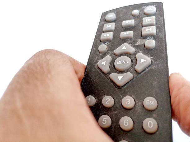 istock Dirty TV remote 2161958248