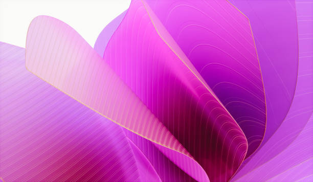 istock 3d rendering of abstract layered crystal glass background. 2161969907