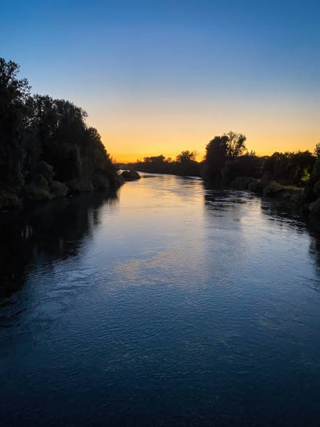 istock Scenic view of Willamette River in Eugene, Oregon, USA at sunset 2161970577