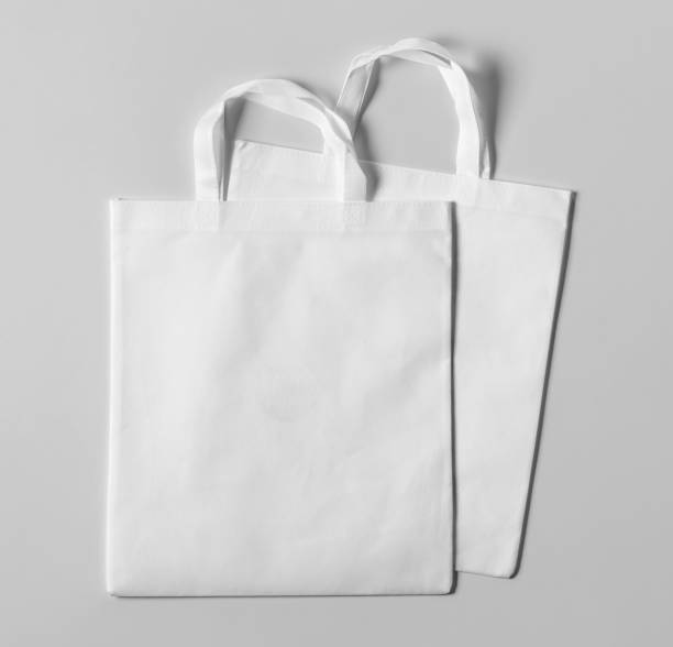 istock Blank white paper bag, 3d illustration, 3d rendering, Mockup, template 2161974864