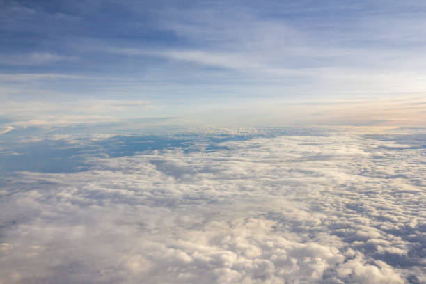 istock The sky is filled with clouds and the sun is shining through them 2161976118