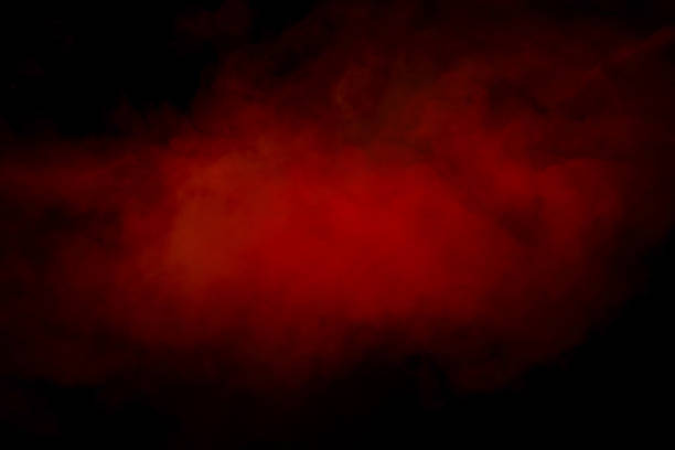 istock Orange and red steam on a black background. 2161984576