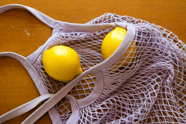 istock Fruits in the eco mesh bag 2161985645