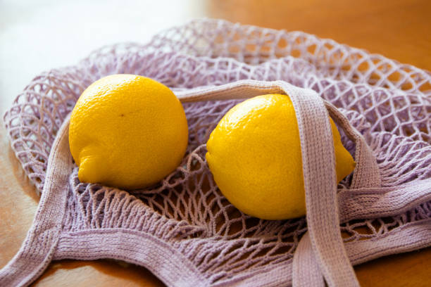 istock Fruits in the eco mesh bag 2161985656