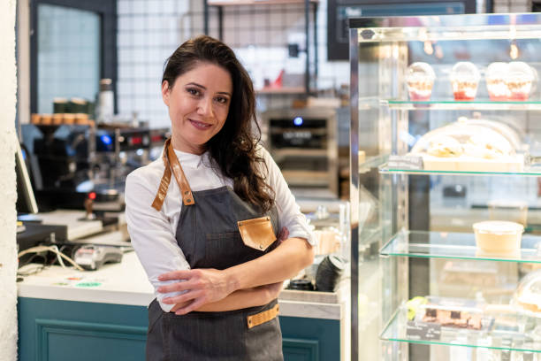 istock Cheerful barista 2161986857