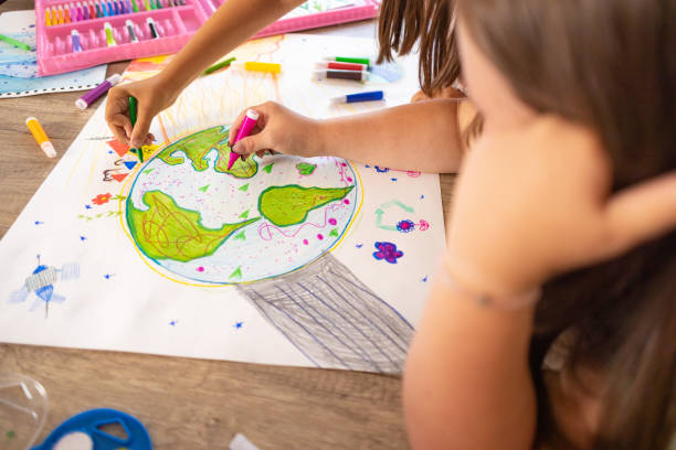 istock Earth Day Poster Drawing 2161990703