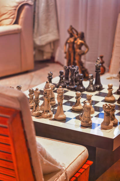 Free Stock Photo of A bedroom with a chess board and a chess board ...