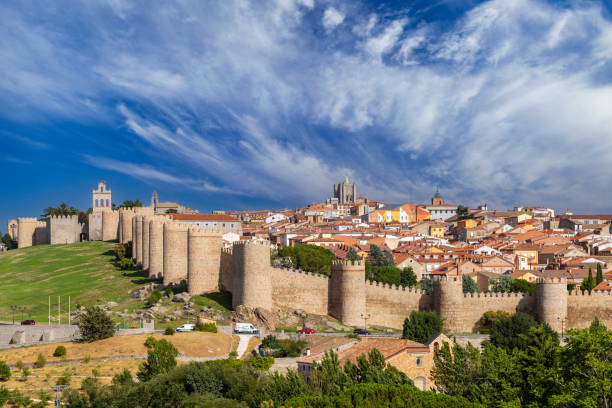 istock Medieval Walls in Avila, UNESCO site, Castile and Leon, Spain 2161993086