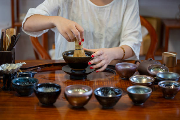 istock A woman is making Chinese tea in a teahouse 2161996013