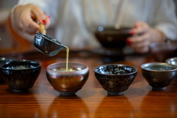 istock A woman is pouring Chinese tea 2161996044