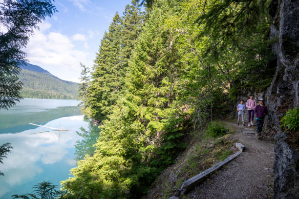 istock Family explores lakeshore together 2162013846