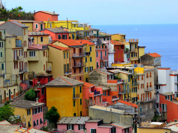Cinque Terre is a centuries-old village on the rugged Italian riviera coastline