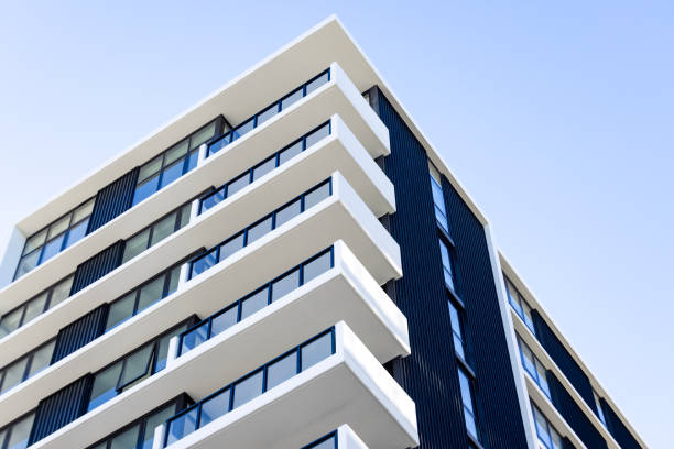 istock New, modern apartment buildings, background with copy space 2162023545