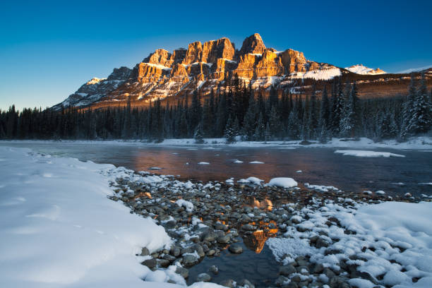 istock Castle Mountain in winter, Banff National Park, Alberta 2162024630