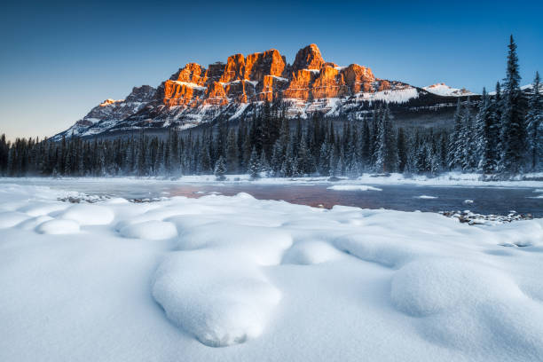 istock Castle Mountain in winter, Banff National Park, Alberta 2162024634