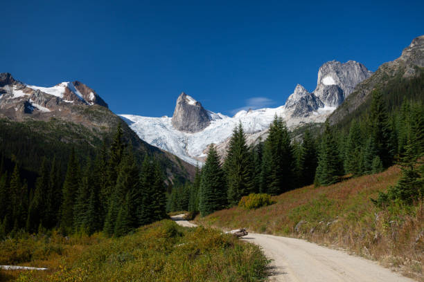 Glaciers and Spires in Bugaboo Park in British Columbia