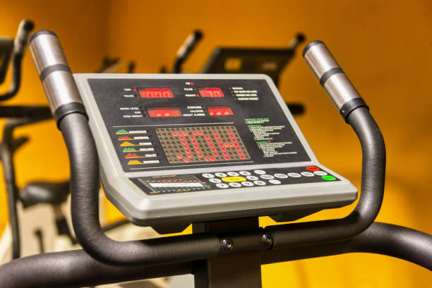 istock treadmill at the gym close up on the handles and control panel 2162024788