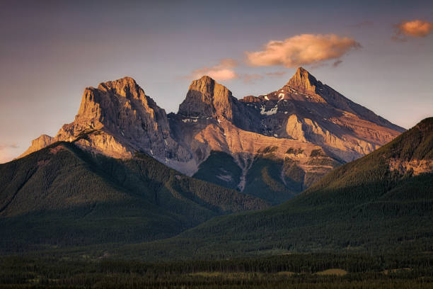 istock Three Sisters at Sunrise near Canmore, Alberta 2162026482