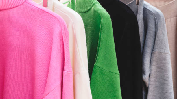istock multicolor clothing in the store market 2162031180