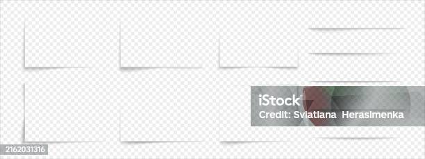 Rectangular Shadow Border Rectangular Shadow Border From A Sheet Of ...