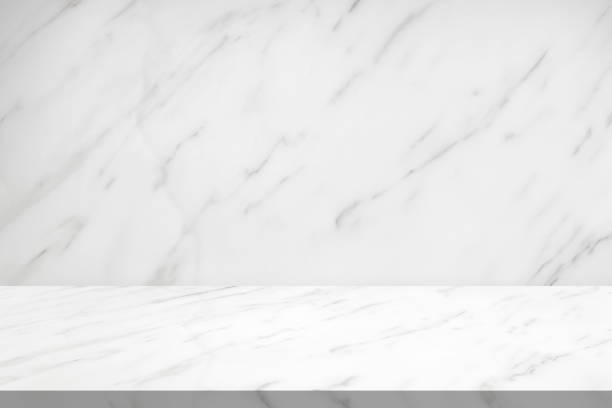istock white marble table top with natural wall texture background for mockup product display template 2162042559