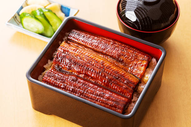 istock Unagi don grilled eel on rice bowl 2162055083