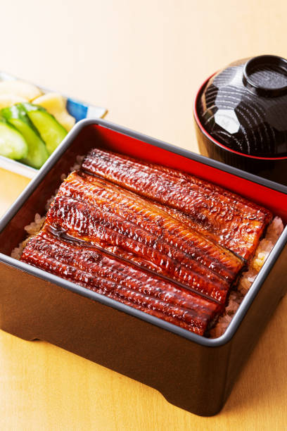 istock Unagi don grilled eel on rice bowl 2162055095