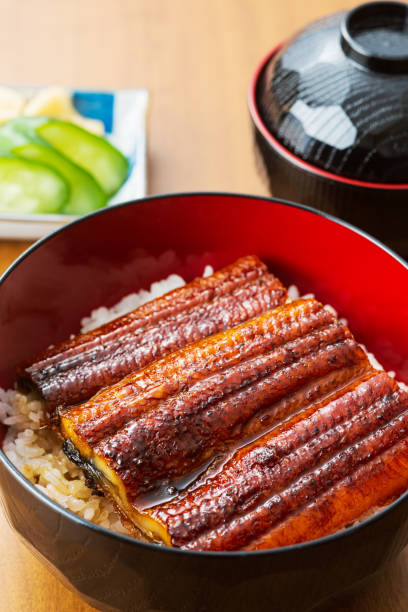 istock Unagi don grilled eel on rice bowl 2162055106