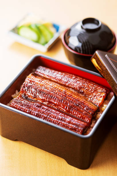 istock Unagi don grilled eel on rice bowl 2162055181
