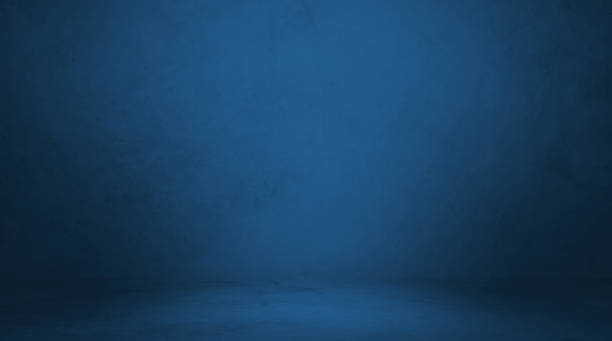 istock Abstract wall studio room blue background for displaying your products. 2162055277