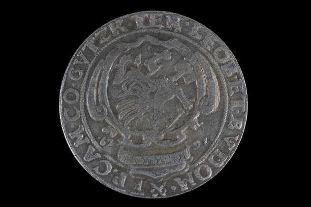 istock old vintage silver medieval taller coin 2162059321