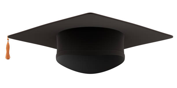 Mortarboard on a wooden background