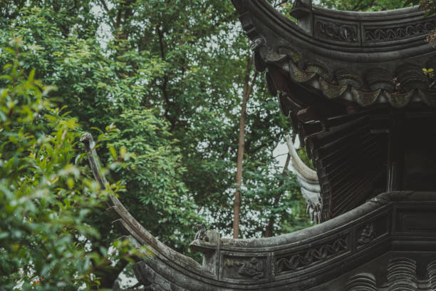 istock Details of classic chinese garden; classical architecture 2162066301