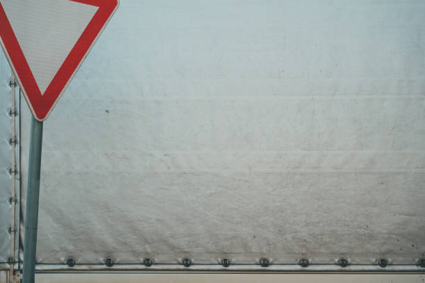 istock Give way traffic sign with copy space 2162067210