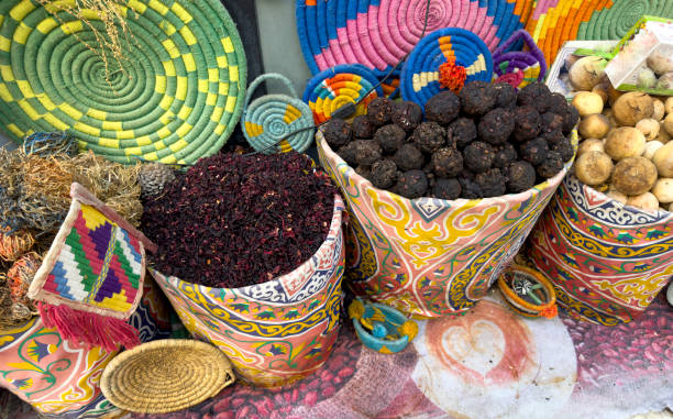istock spices and herbs in the market, egypt 2162069070