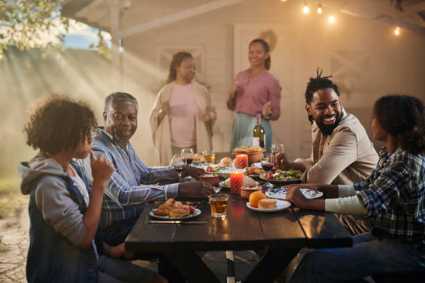istock Family's dinner on a patio! 2162069361