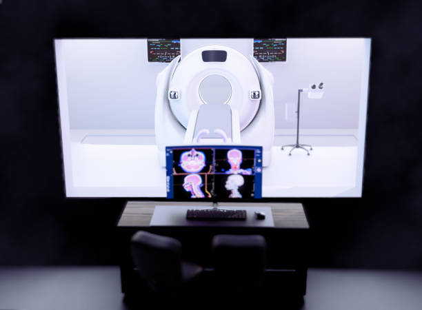 istock The CT scan room features a 3D rendering  CT scanner, used for high-resolution medical diagnostics. 2162070995