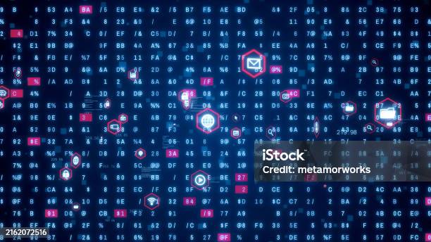 Digital Transformation Concept System Engineering Binary Code ...